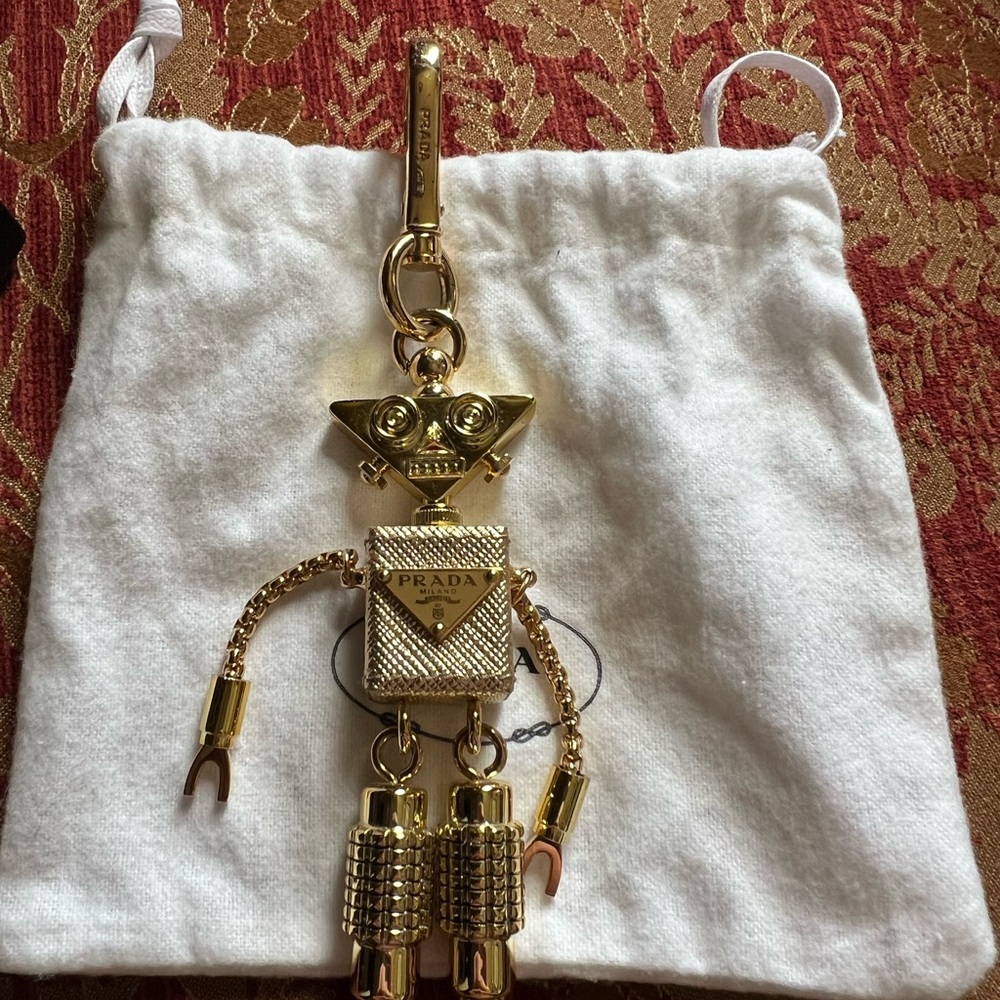 Prada Saffiano Leather Bag Charm